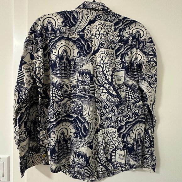 Scotch & Soda Storytelling Button Down Pearl Snap Shirt - Picture 2 of 4